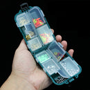 Lot of 157Pcs Functional Bait Kit Versatile Fishing Tackle Lure Box Tool Deluxe