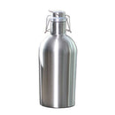 2L Stainless Steel Homebrew Beer Growler Secure Swing Top Lid Big Capacity  T7A7