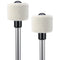 2Pcs Bass Drum Mallet Felt Head Percussion Mallets Timpani Sticks with Stai