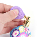 Empty Scent Bottle Refillable Clay Metal Pump Perfume Bottle Spray Gift ME