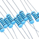 10 PC resistor 100 ohm 1 W fixed film, metal oxide blue