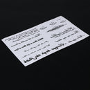 Fashion Words Temporary Tattoo Stickers Waterproof Body Art Decor