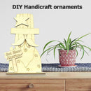 Wood Creative American Independence Day DIY Sam Uncle Home Decoration Craft A