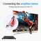 3.5mm Female Stereo to 2-RCA Male Plug Aux Audio Converter Adapter Cable