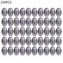 100Pcs 0.5g Olive Shape Fishing Lead Weights Sinker Fish Tackle Accessory Deluxe