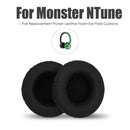 1 Pair Replacement Protein Leather Foam Ear Pads Cushions for Monster NTune