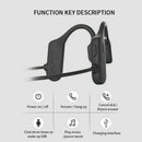 G1 Bone Conduction Headphones Bluetooth 5.1 with Mic Open Ear Open-Ear Wireless