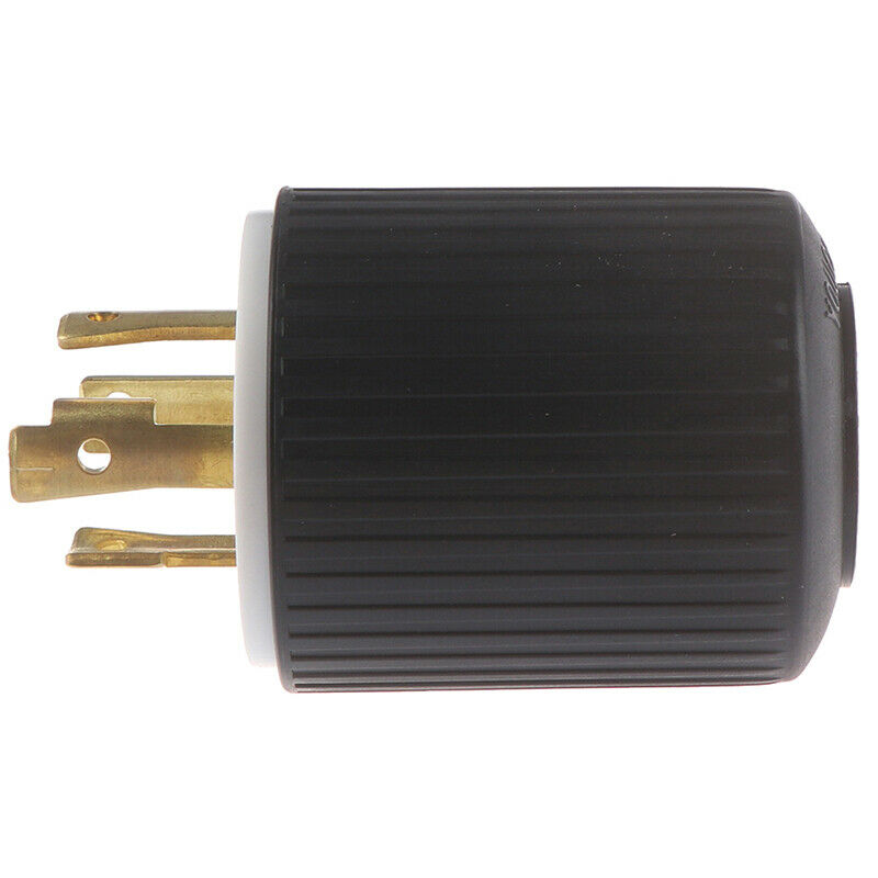 30Amp 125/250 Volt 3 Pole 4 Wire Grounding Lock Locking Male Plug L14 xiF Gw