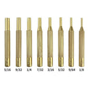 Hammer and Punch Set Brass, Steel, Plastic Punches, Storage Case Gunsmithing