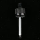 Set of 12pcs Eye Droppers Tops for Essential Oil 15ml (1/2 Ounce), Black, Glass