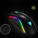 1X(Gamedias M8 Gaming Mouse Rgb Lighting Weighted Gaming Mouse