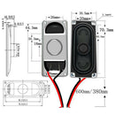 Replacement Audio Speaker for LCD Monitor Laptop 8 Ohm 5W 17MM Speaker