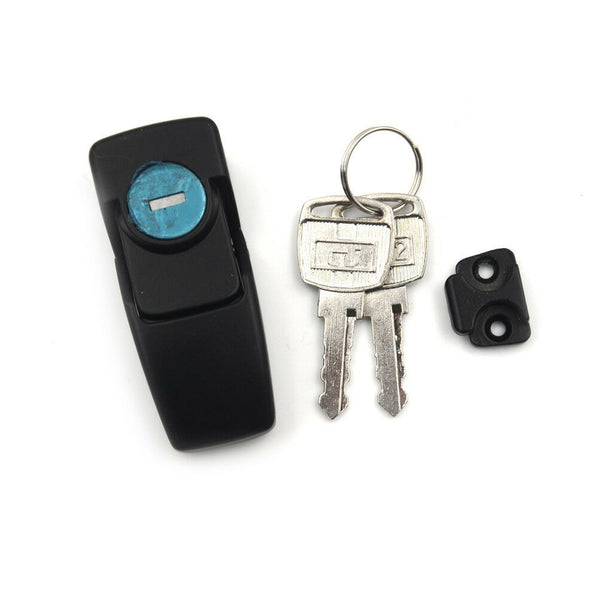 Black Zinc Alloy CabInets Security Toggle Hasp Latch Lock DKS Two Keys   Nw