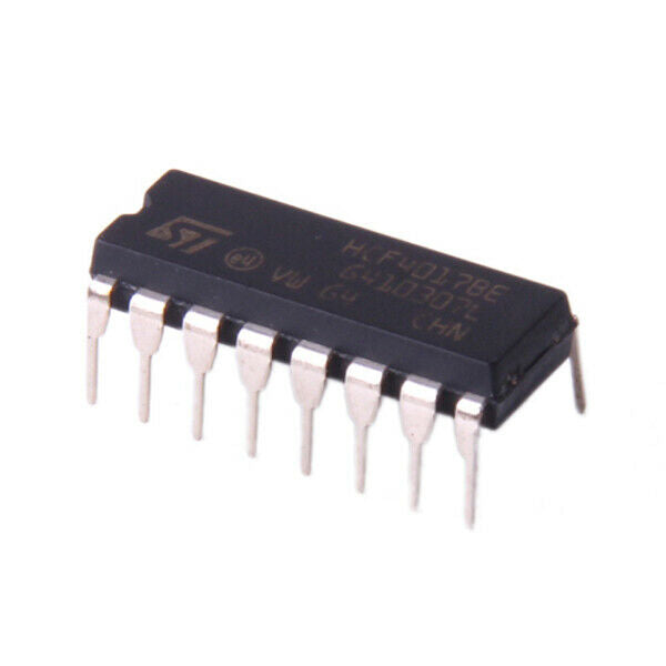 10pcs DIP-16 HCF4017BE Decade Counter for for project work