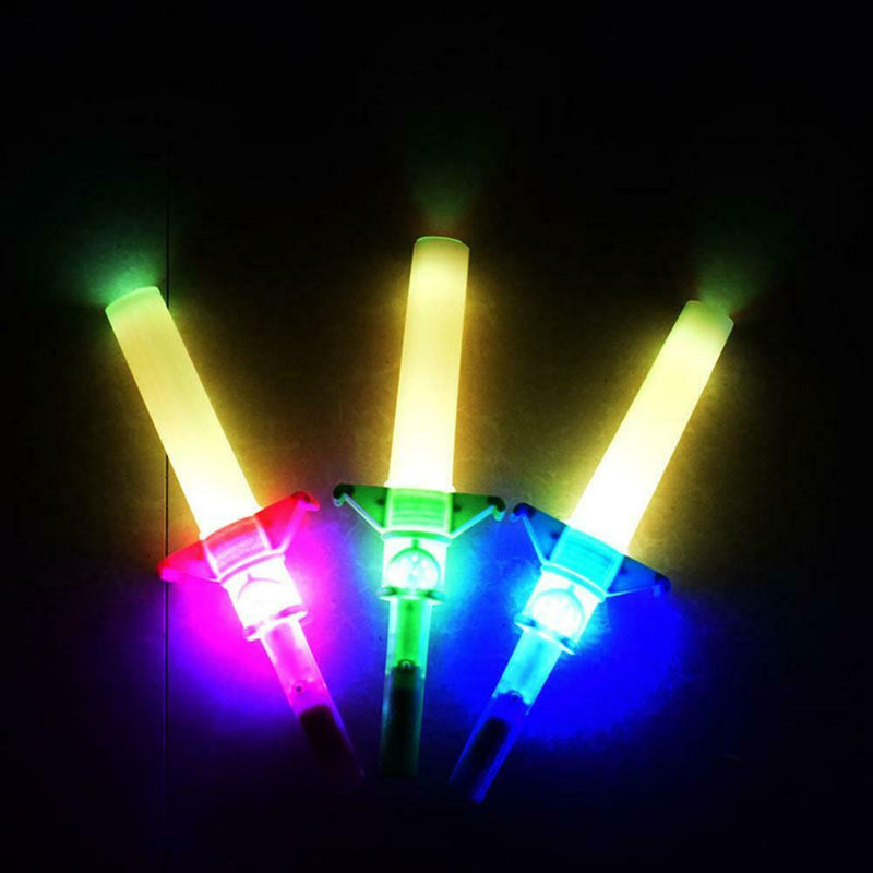 LED Telescopic Magic Star Wand Flashing Sticks Lights Up Sticks Xmas Prop A