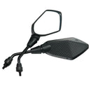 1 Pair Motorcycle Rearview Mirror 10mm Thread For Dirt Bike,