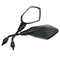1 Pair Motorcycle Rearview Mirror 10mm Thread For Dirt Bike,