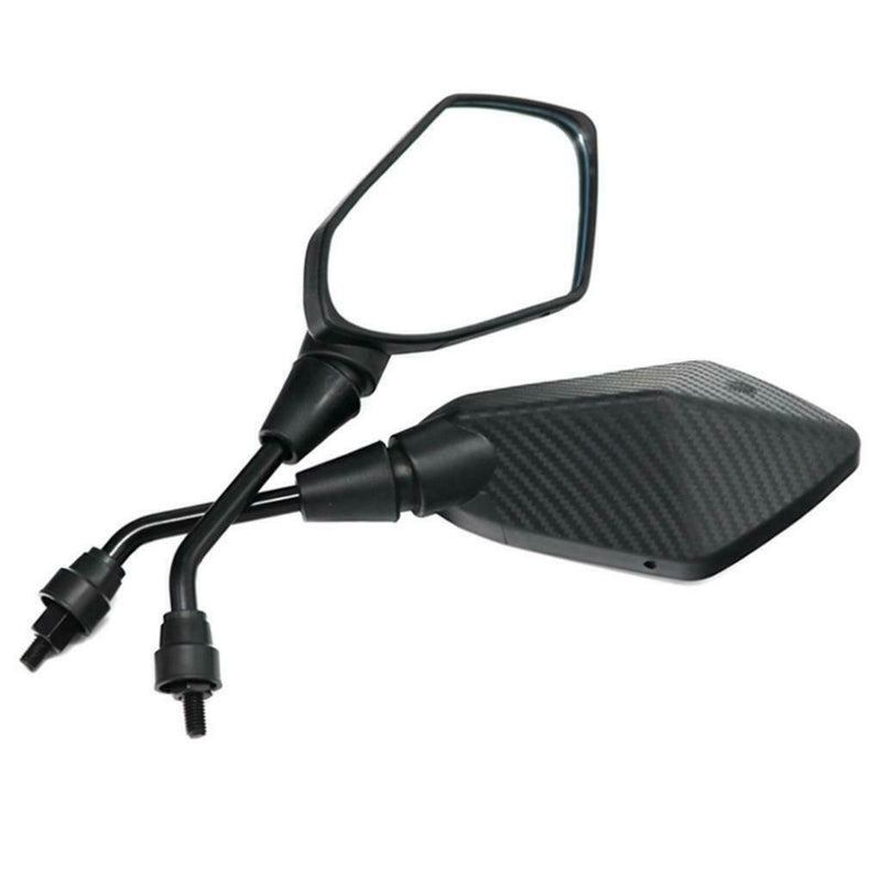 1 Pair Motorcycle Rearview Mirror 10mm Thread For Dirt Bike,