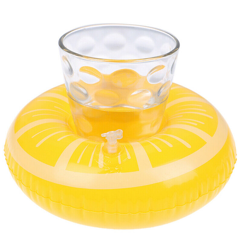 Cute Mini Fruit Floating Inflatable Drink Holder Swimming Pool Beach Party  JR