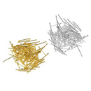200pcs Metal Straight Bar Connectors Jewelry Findings DIY Necklace Bracelet