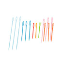 15pcs Plastic Hand Sewing Yarn Darning Tapestry Needles DIY Weaving Tools