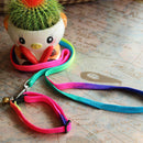 Strengthen Colorful Pets Puppy Lead Harness Leash Traction Rope Nylon