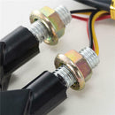 Universal Motorcycle White + Yellow LED Water Design Brake Turn Signal