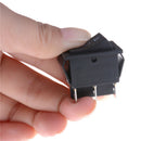 2x 6 Pins On-Off-On Rocker Switch Momentary Rocker Switch  JR