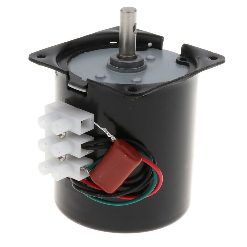 Low Speed AC 220V 28W CW/CCW Micro Permanent Magnet Synchronous Motor 60RPM