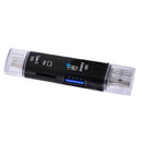 1 pcs USB Type C Flash Memory OTG Card Reader USB 2.0 High Speed OTG TF SD Card