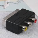 RGB scart to 3 RCA S-Video sdapter composite RCA SVHS AV TV audio converter TR