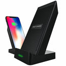 Fast Wireless Charger, Wireless Charger With Cooling Fan Stand Pad Mat Wire
