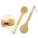 Long Handle Exfoliating Brush Body Scrubber Shower Brush for Back Skin Massager