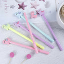 28 Pieces Cartoon Llama Pen Cute Alpaca Gel Pen,4 Colors for School Office  N3Q9