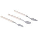 3Pcs wooden handel oil watercolor painting scraper oil palette  OZ