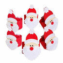 8pcs Christmas Napkin Rings Napkin Holder Party Banquet Dinner Table Decor