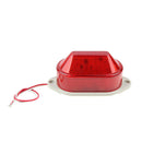 2x LED Flashing Light Red Flashing Flashing, AC220V