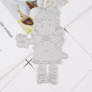 Little Girl Metal Cutting Dies Stencil Scrapbooking Paper M2D3 Craft Cards S0D2