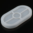 Concrete Oval Mold Ashtray Coaster Square Flexible Silicone Tray Mold EpoxyB Kw