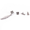 6X Earrings Set Women Fashion Bohemian Retro Owl Feather Buddha Leaf Jewelry FT