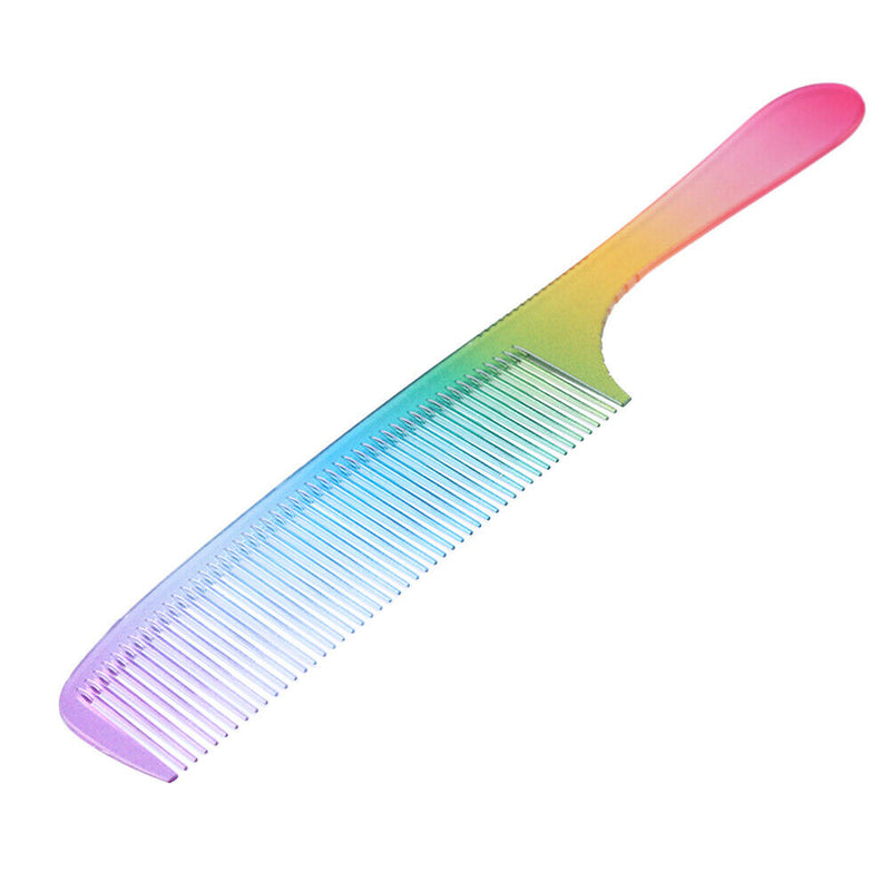 Anti-Static Rainbow Hair Comb Double Head Entangled Hair Styling Tool (10) A