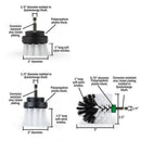 Drill Brush Attachment Set - Power Scrubber Brush Cleaning Kit - All Purpos