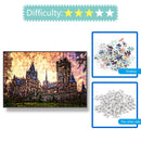 Castle Paper Puzzles 1000pcs Picture Assemble for Adults Kids Jigsaw Toys