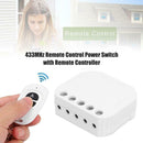 AC85V-250V 433MHz 1 Way Remote Control Power Switch w/Remote Controller