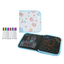 Erasable Drawing Pad Doodle Writing Board for Kids Toddler 12Pcs Pens