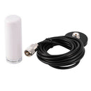 Car Dual Band Antenna UHF VHF 400-470/136-174MHZ PL-259 Antenna Cable White