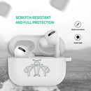 For AirPods Pro Headset Silicone Charging Case Protective Cover with Carabiner