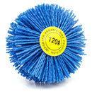 4 Pieces 80x30x6Mm Drill Abrasive Wire Grinding Wheel Nylon Bristle Polishi J7G3