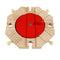1x Wooden Train Track Turntable Accessories Fun Play Toys Gift Educational