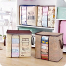 Non-Woven Portable Clothes Storage Bag Organizer Folding Closet Organizer F